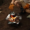 thumbnail image 4 of Ndcxsfigh Soporte para Hoguera  Hoguera Portátil para Acampar  Plegable para Acampar  Picnic (estufa Y Red), 4 of 9