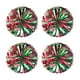 thumbnail image 1 of Soidarity 4 unids/set destacan con pompones de porristas de mano, pompones de porrista no tóxicos y duraderos Animadoras verde rojo brillante, 1 of 6