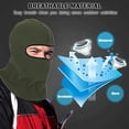 thumbnail image 4 of IC ICLOVER Full Face Ski Mask Balaclava Winter Thermal Fleece Hood Neck Warmer for Cycling Green, 4 of 8
