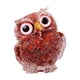 thumbnail image 4 of Estatua de búho, recuerdo, colección de animales, regalo, decoración de escritorio, mini figura de búho rojo, 4 of 9
