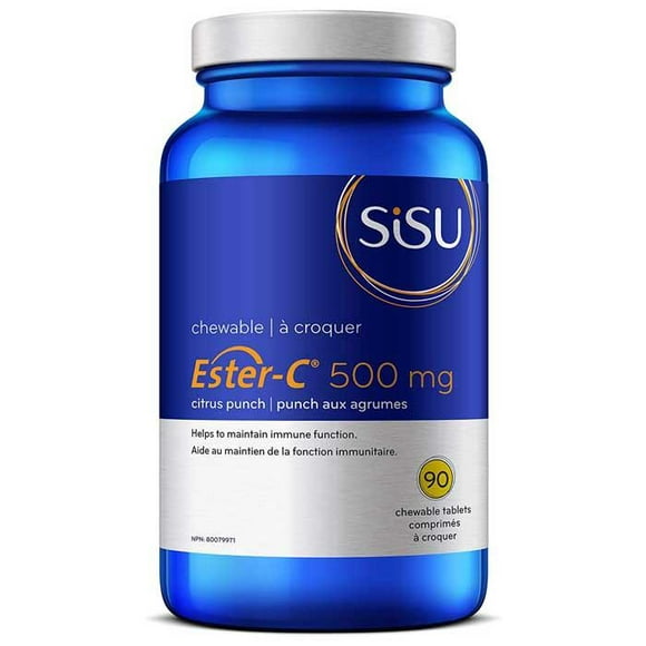 Sisu - Ester-C 500 mg Chewable, 90 Tablets | Multiple Options
