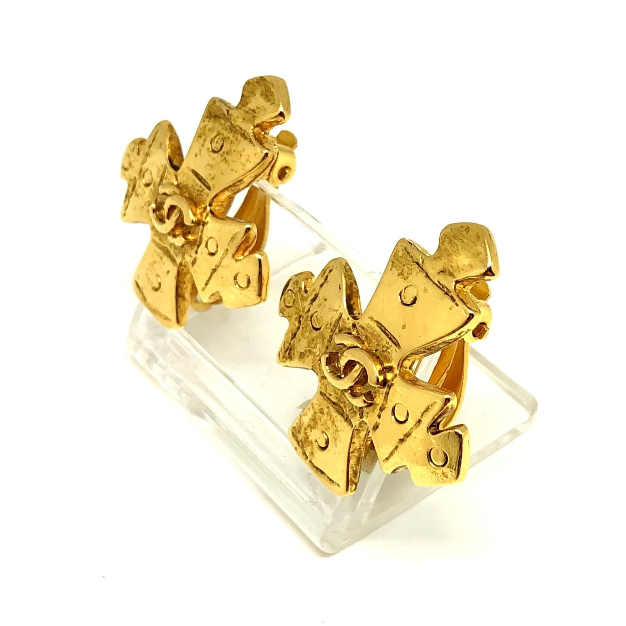 Chanel Chanel Earrings 94a Coco Mark Gold Women's Accessories Auction