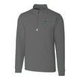 thumbnail image 2 of Men's Cutter & Buck Gray Tulsa Drillers Traverse Stretch Quarter-Zip Pullover Top, 2 of 3