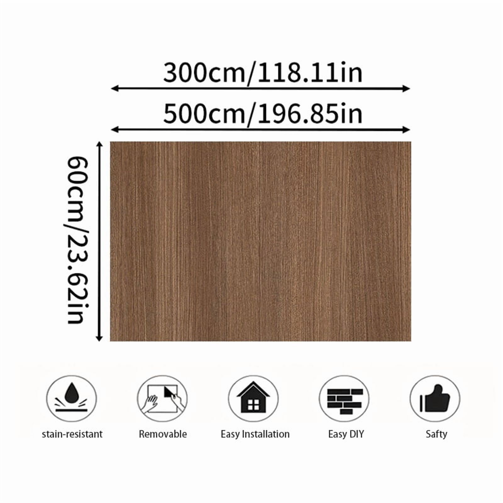 PP wood grain Peel-and-Stick Wallpaper PVC-Free, Self-Adhesive Washable Vinyl Roll Light, Eco Friendly Accent Wall Furniture Decor for Bedrooms Nursery