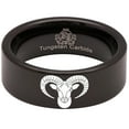thumbnail image 5 of Goat Tungsten Carbide Ring, 5 of 9