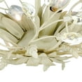 thumbnail image 3 of Vaxcel Jardin 19-in W Crystal Cream Vintage Vine Semi Flush Mount Ceiling Light, 3 of 4