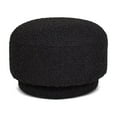 thumbnail image 4 of Fuji 15" Mushroom Footstool Ottoman, Ebony Black, 4 of 5