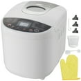 thumbnail image 2 of KFFKFF 2LB 19 in 1 Bread Maker Automatic Compact Dough Maker Non Stick White  with Gluten-Free Option, Whole Grain Bread Production, Digitally Operated, 2 of 9