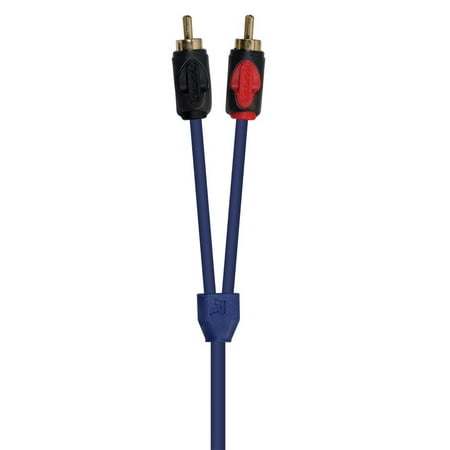 Raptor 2-Channel Pro Series Twisted -Pair High End RCA 3-Feet Audio Interconnect Cable