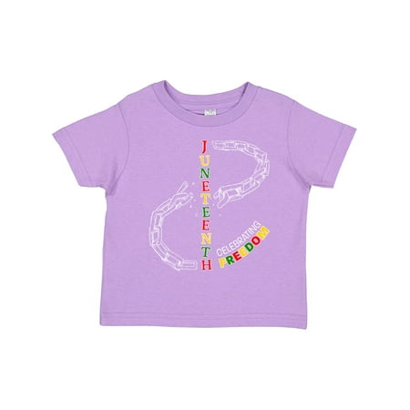 

Inktastic Juneteenth-Celebrating Freedom- Breaking Chains Boys or Girls Toddler T-Shirt