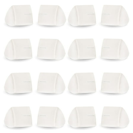 Theater Solutions TS30W Mountable Indoor Speakers White Bookshelf 8 Pair Pack