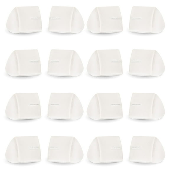 Theater Solutions TS30W Mountable Indoor Speakers White Bookshelf 8 Pair Pack