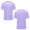 Purple, variant on Women's Classic Baseball Jersey Button Down Short Sleeve V-Neck Hip Hop Athletic Shirt White L