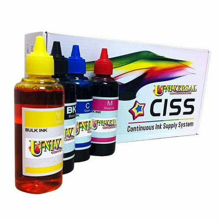 Inkjet Refill Solution - Universal Inkjet Brother LC61/LC65/LC71/LC75 Compatible Continuous Ink System Refill Pack