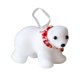 thumbnail image 1 of EZLIFE Adorno navideño de oso polar LZYWOD, figuras de animales polares peludos, adornos colgantes navideños, oso polar de peluche blanco navideño V7Q0, 1 of 7