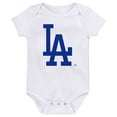 thumbnail image 4 of Newborn & Infant Royal/White/White Los Angeles Dodgers Minor League Player Three-Pack Bodysuit Set, 4 of 4