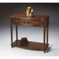 thumbnail image 2 of Butler Specialty Alexander 37"W Wood 1 Drawer Console Table- Cherry, 2 of 2