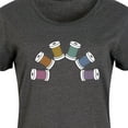 thumbnail image 3 of Instant Message - Rainbow Thread Spool - Women's Any Way Dress, 3 of 6