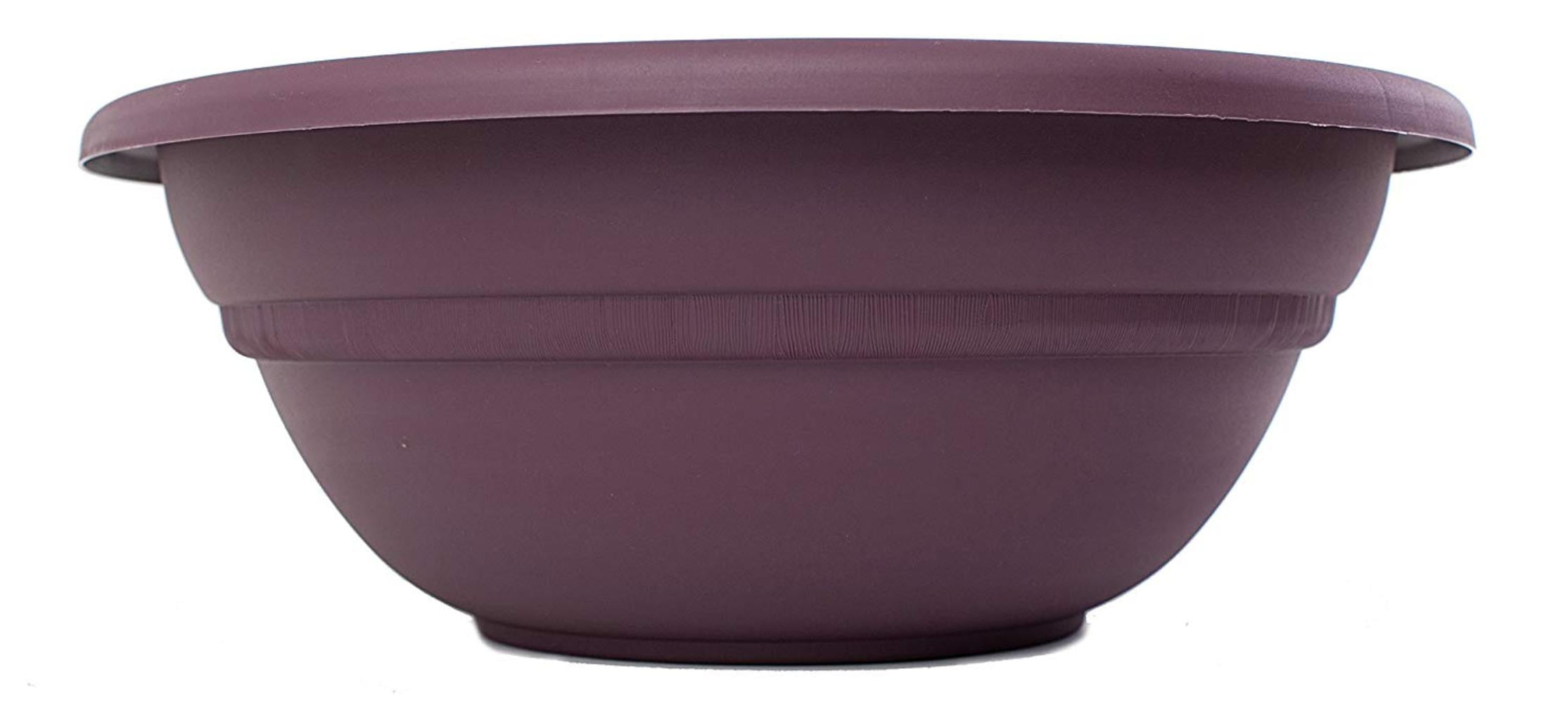 MB212456 Milano Planter Bowl, 24Inch, Exotica, Plastic