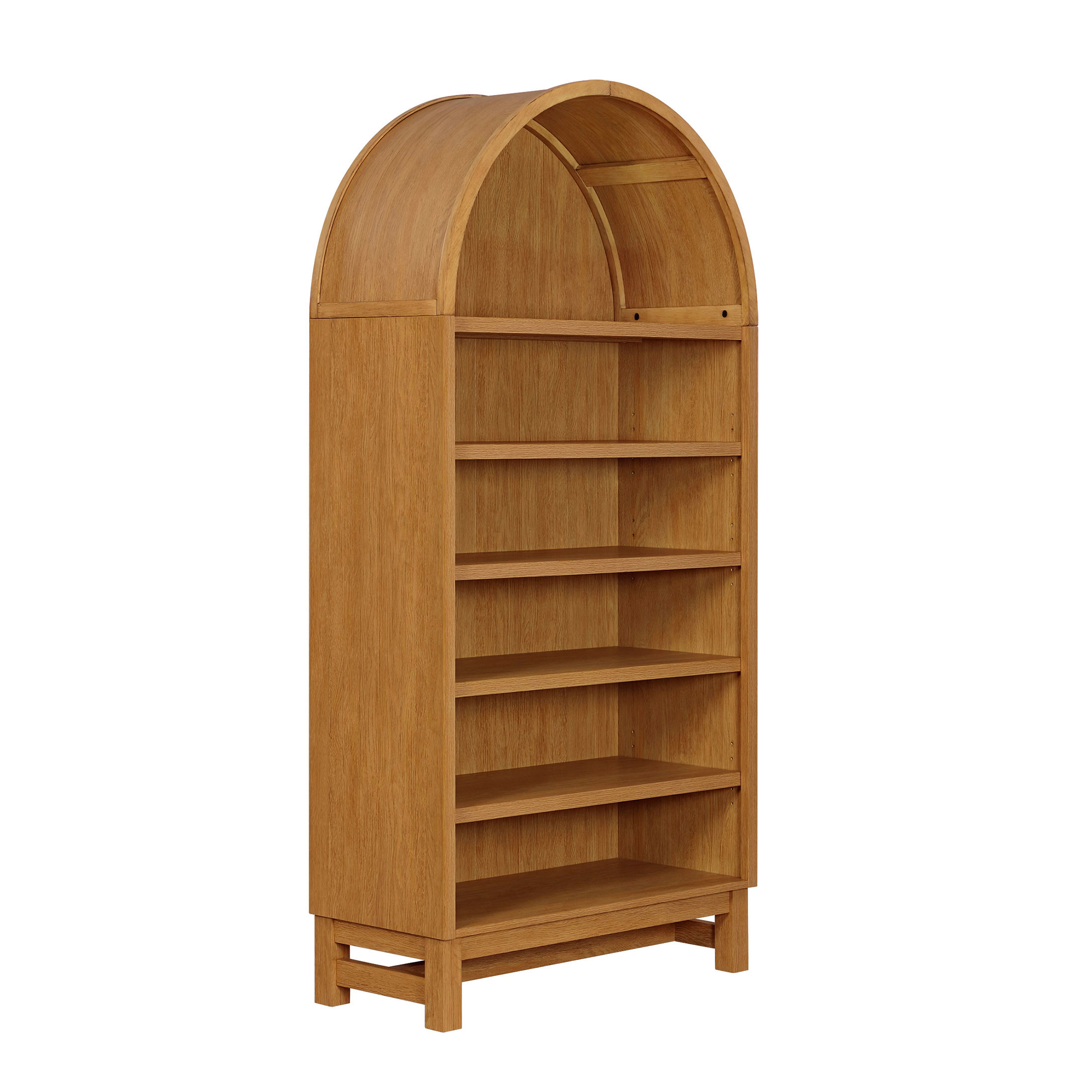 Better Homes & Gardens Juliet Open Arch Bookcase, Light Honey photo 2