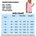 thumbnail image 3 of Summer Women Shirt Women's Round Neck Loose Sleeveless T-Shirt Top, 3 of 9