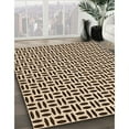 thumbnail image 2 of Ahgly Company Indoor Square Patterned Deep Peach Orange Area Rugs, 4' Square, 2 of 6