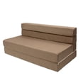 thumbnail image 2 of Sofá Cama Plegable - Matrimonial - Marrón Claro Memory Foam SOFA CAMA COZY, 2 of 10