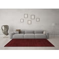 thumbnail image 3 of Ahgly Company Indoor Rectangle Abstract Red Modern Area Rugs, 3' x 5', 3 of 4