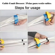 Cable Comb Tool, Wire Comb, Organizer, network Cable, Data Cable Comb, Cable Management awg23, awg24
