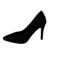 thumbnail image 2 of Shoe Fash | Women Trendy Pumps, Pointed Toe High Heel 4 inch/10cm Party Stiletto Heels Shoes, Black/Nub, 10, 2 of 3