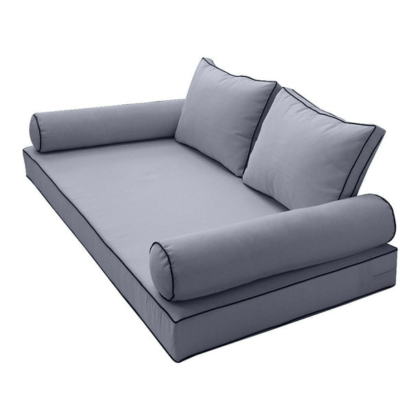 Style1 Twin-XL Size 5PC Contrast Pipe Outdoor Daybed ...