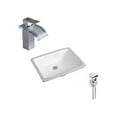 thumbnail image 1 of DROP Bath and Kitchen DR091087 Undermount Bathroom Sink Set, 1 of 4