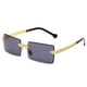 thumbnail image 1 of Gafas de sol sin montura Sunnimix para mujer UV400 Todo gris, 1 of 7