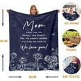 thumbnail image 6 of Gifts for Mom Blanket for Mother''s Day, Mom Gifts from Daughter Son, Moms Birthday Gift Throw Blanket 50"x60", 6 of 7
