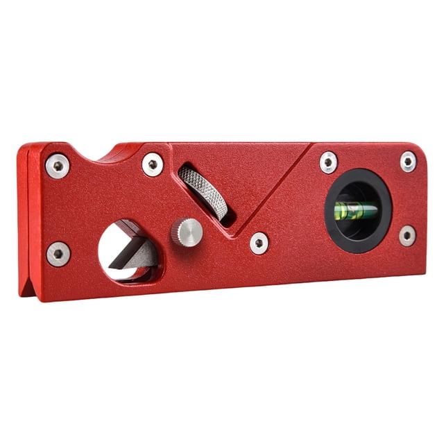 Manual Woodworking Planer – Hand Tool for Edge/Corner Trimming & Chamfering Red,Chamfering Tool*1