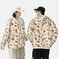 thumbnail image 4 of Gaeub Autumn Forest Animals Men's and Women's UPF 50+ Long-Sleeved Sun Protection Clothing, Fishing Shirt Long Sleeve Zip-Large, 4 of 7
