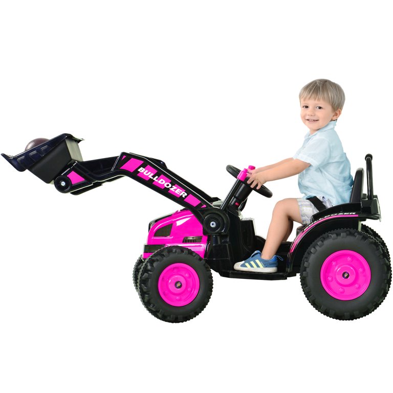 Pink ride deals on digger