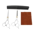 thumbnail image 3 of Barber Scissors Set, Hair Thinning Scissors Silver Stainless Steel  For Hair Salon, 3 of 8