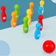 thumbnail image 2 of Juego De Bolos Con Números De Madera Educación Temprana Para Niños Juguetes Interactivos Para Padres E Hijos Para Exteriores E Interiores Juguetes De Madera Eigraketly OD013623-00, 2 of 6