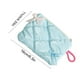 thumbnail image 3 of Organizador portátil para mujer con bolsa de cosméticos | Bolsa de almacenamiento pequeña impermeable de poliéster | Monedero, Funda para auriculares | Azul Claro, Rosa, Blanco, Morado, Verde |, 3 of 6