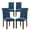 Blue, variant on Upholstered Parsons Dining Chairs Set of 4, Button Tufted High Back,Blue