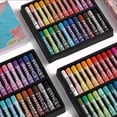 thumbnail image 4 of 12pcs Heavy Color Oil Sticks Set - Soft Non-Toxic Painting Crayons, Smooth Blendable Doodle Crayons for Teens & Adults, Oil Pastel for Home Craft Art, Drawing & Creative Graffiti, Multicolor  ﻿, 4 of 5