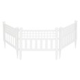 thumbnail image 2 of Suncast Grand View 14.5" x 24" Garden Border Fence Panel, White (4 Pack), 2 of 10
