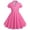 A-Pink, variant on Girl Dresses 4t 1950s Vintage Dresses for Girls Halter Dress Sleeveless Bowknot Heart Neck(Pink,7-8 Years)