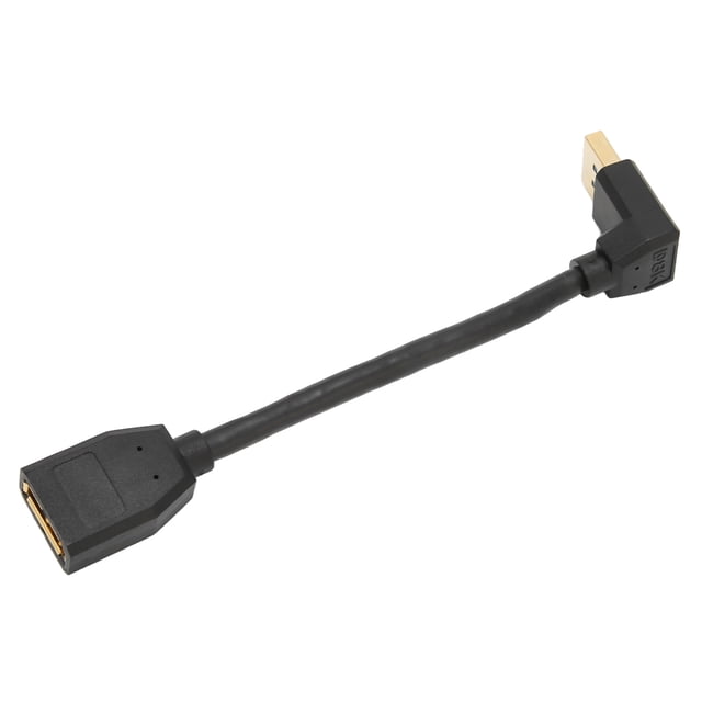 Right Angle Displayport Maleto Female,Displayport Extension Cable DP1.4 Degree Displayport Extension Cable Displayport Maleto Female Extension Adapter Seamless Integration