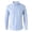 20#Light Blue, variant on Vertical Stripe Long Sleeve Shirt for Men Button Down Collar Dress Shirt Slim Fit Business Casual Shirt Blue 3XL