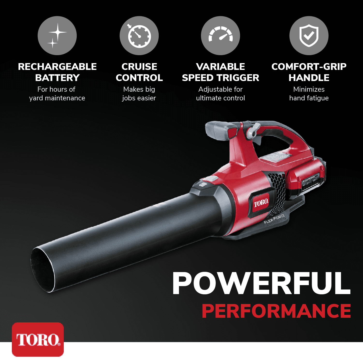 Toro 60 Volt Brushless Cordless Leaf Blower w/ 2 Ah Battery and Charger