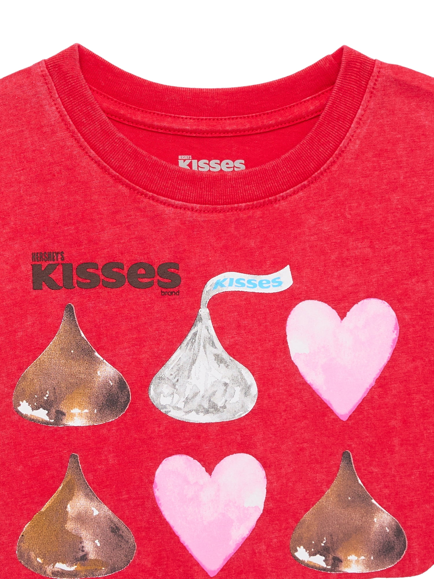 Hershey's Toddler Valentine's Day Kisses Graphic Tee, Sizes 12M-5T
