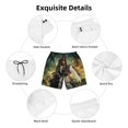 thumbnail image 6 of Pirates of the Caribbean Mens Swim Trunks Quick Dry Board Shorts with Mesh Lining, Hawaii Beach Shorts Swimwear Bathing Suits, 6 of 7