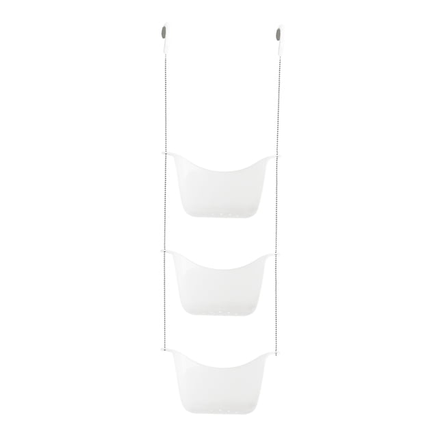 Caddy para Regadera de 3 Canastas Bask Blanco Umbra Umbra 022360-670